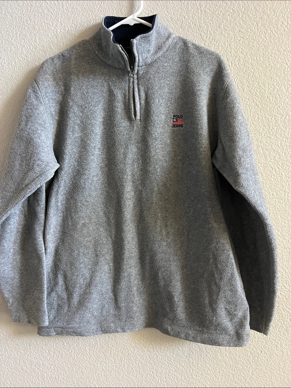 Ralph Lauren Y2K Quarter Zip Fleece Pullover Size S